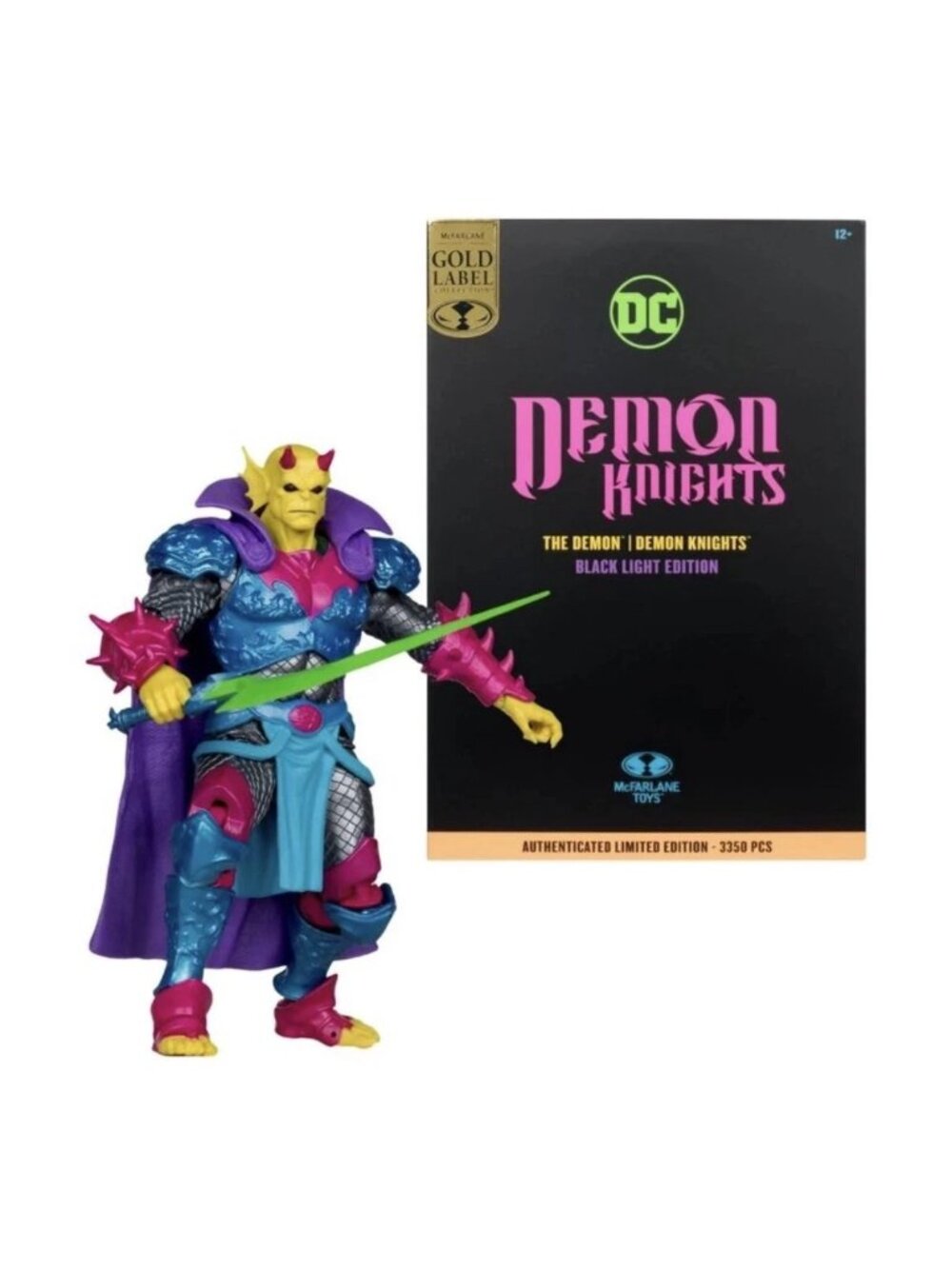 McFarlane DC Multiverse Action Figure The Demon Knights Black Light Edition NEW